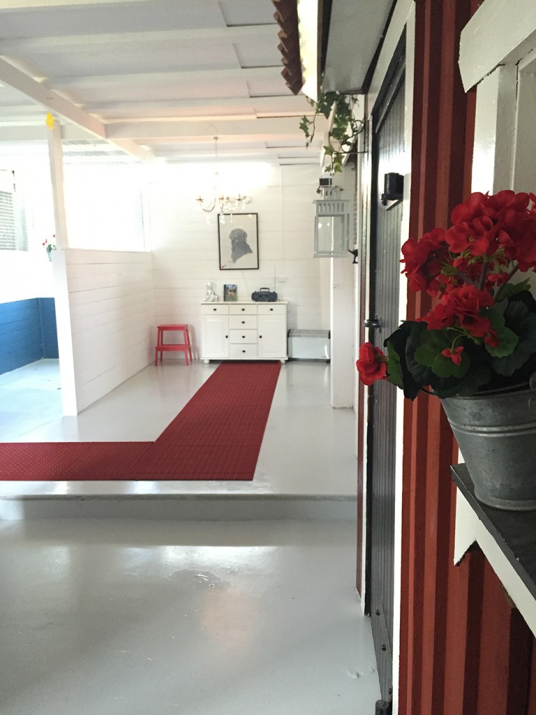 Entré hundpensionatet.